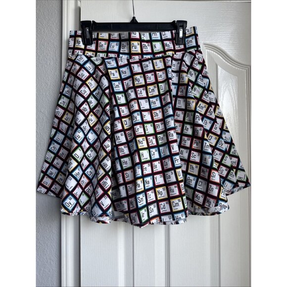 Retrolicious Dresses & Skirts - Rare Retrolicious 50s-Style A-line Skirt Periodic Table Pattern Size Large Flare